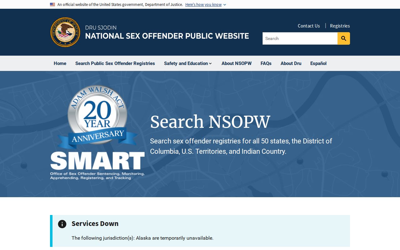Clinton County sex offender search through the national NSOPW registry layer