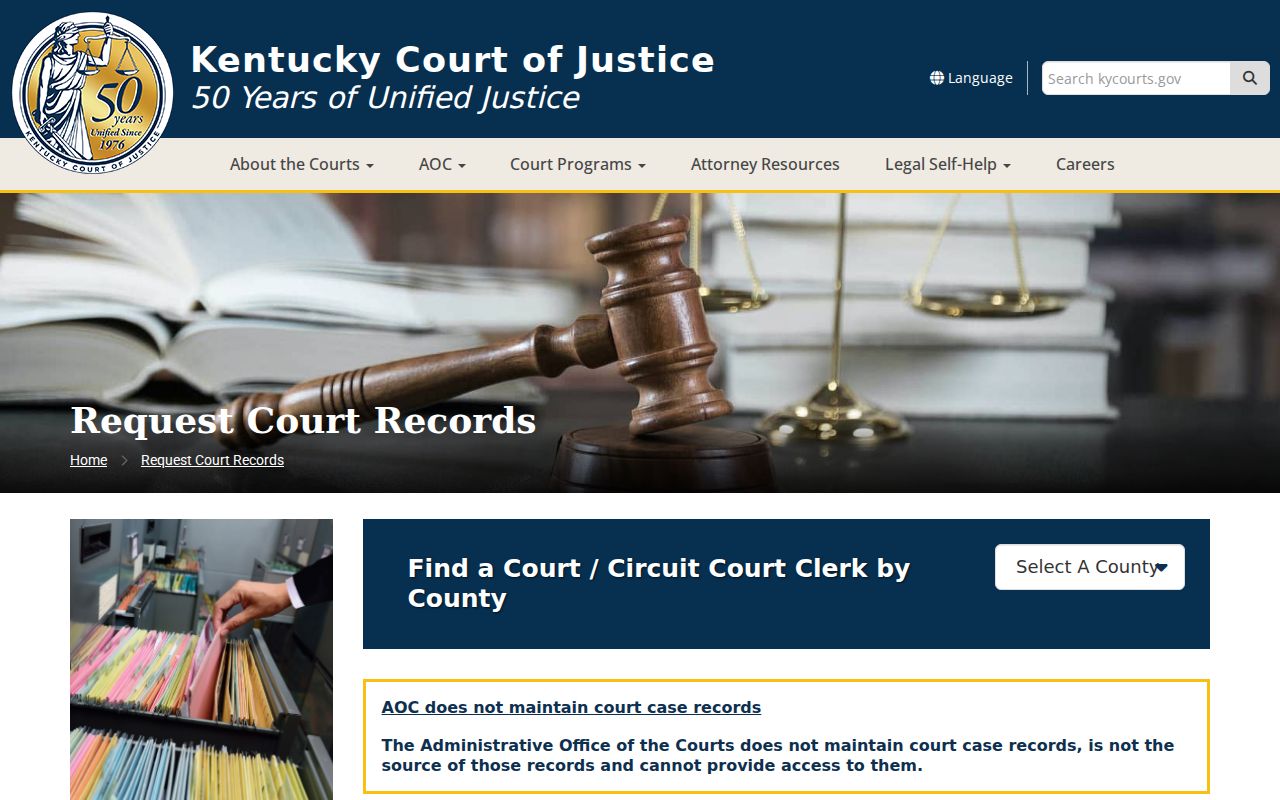 Clinton County criminal records request instructions