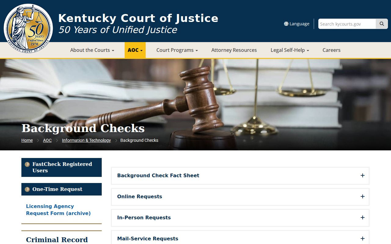 Clinton County criminal history FastCheck report guidance