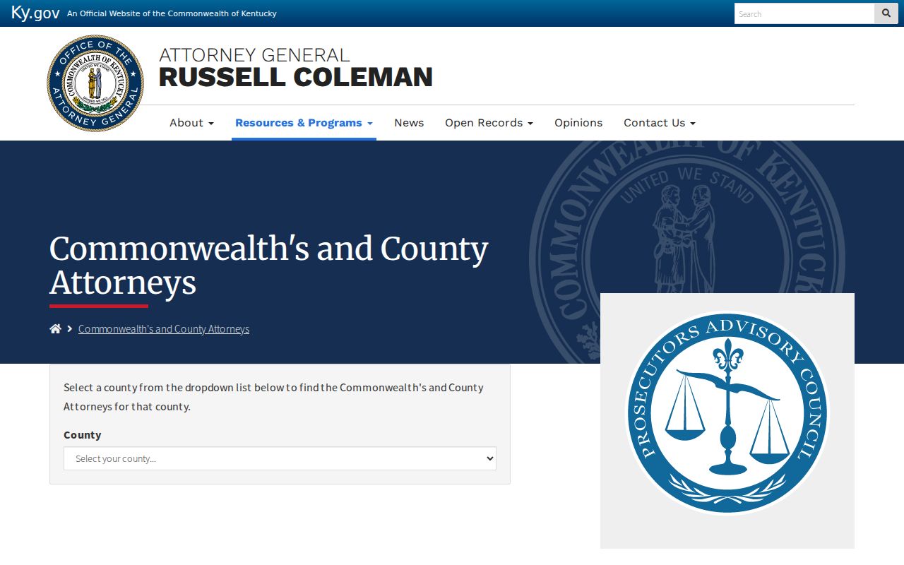 Clinton County criminal record Commonwealth Attorney directory